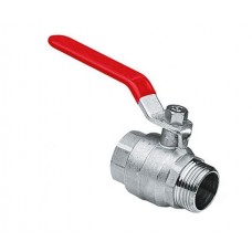 Bonfix Kogelkraan 1 " binnen x 1 " buiten + rode hendel 