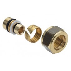 Bonfix Knelset van Ø 16x2,0 naar 15 mm knel