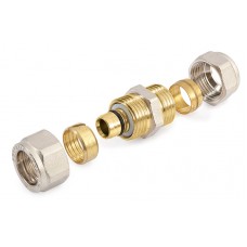 Vernikkelde Aansluiting op Koperpijp 16x2.0-15