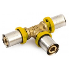 Gas - T-stuk Pers 20x20x20 Gas - T-stuk Pers 20x20x20