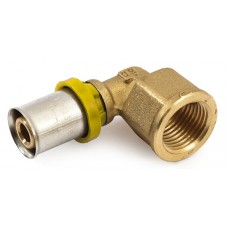 Gas - Knie Pers x Binnendraad 20x1/2"